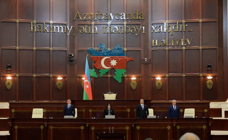 Milli Məclisin payız sessiyasında ilk plenar iclası keçirilib