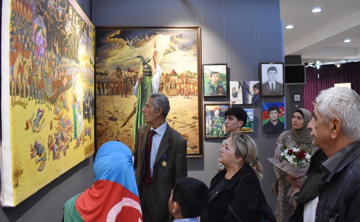 Xətai Sənət Mərkəzində “Şəhidlər ölməzdir” adlı rəsm-sərgi müsabiqəsinin qalibləri mükafatlandırılıb
