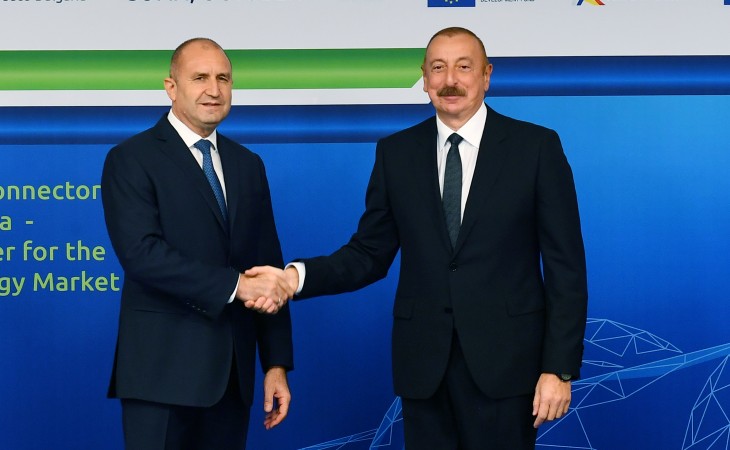 Sofia hosts inauguration of Greece-Bulgaria Gas Interconnector President Ilham Aliyev attends the event