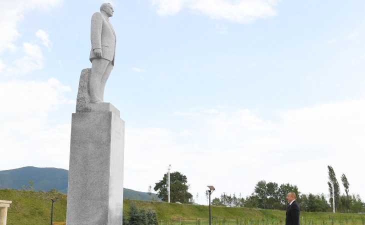 Prezident İlham Əliyevin Şəkiyə səfəri