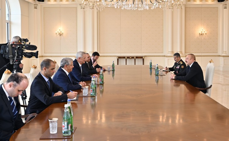 President Ilham Aliyev received defense minister of Israel