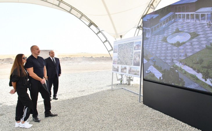 Foundation stone was laid for Kangarli village, Aghdam
