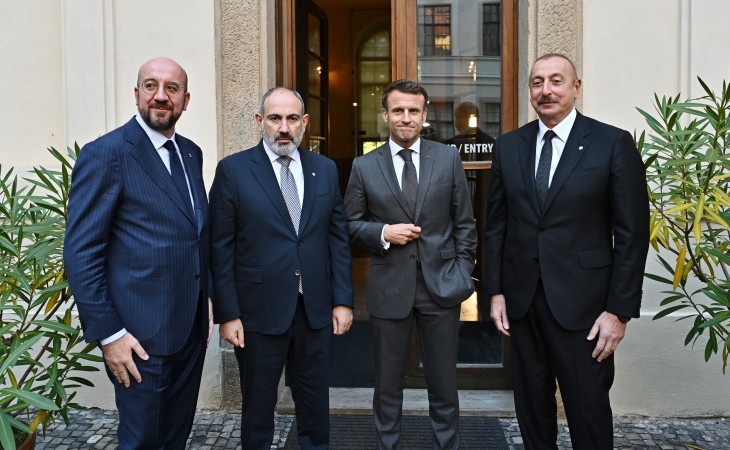 Meeting of President Ilham Aliyev with President of France, President of European Council, and Prime Minister of Armenia was held in Prague