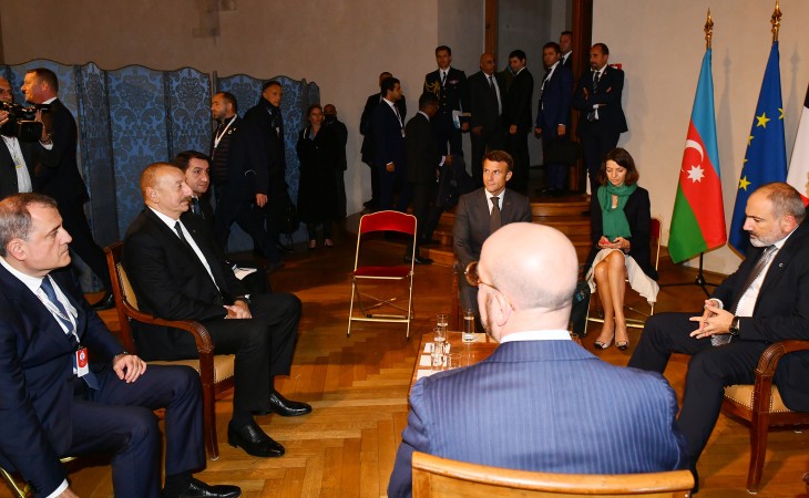 Azerbaijani, French, European Council and Armenian leaders held another meeting in Prague