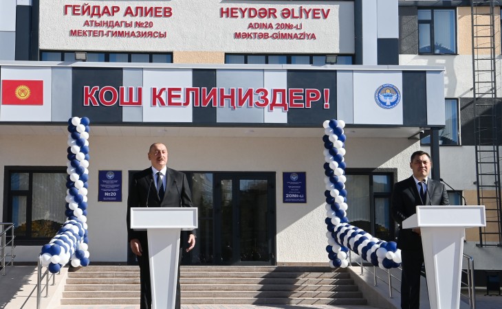 School-Gymnasium educational complex named after Heydar Aliyev inaugurated in Bishkek