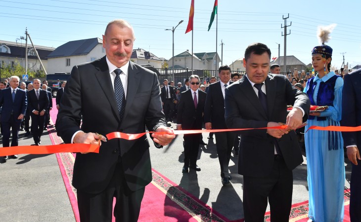 Bishkek hosted opening ceremony of school named after Nizami Ganjavi