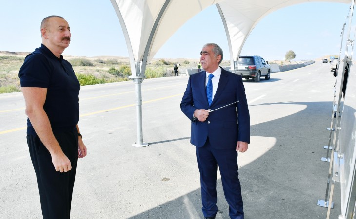 Shukurbayli-Jabrayil section of Shukurbayli-Jabrayil-Hadrut highway was inaugurated