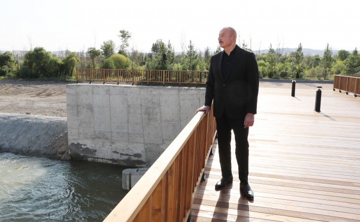 President Ilham Aliyev and First Lady Mehriban Aliyeva visited Zangilan district