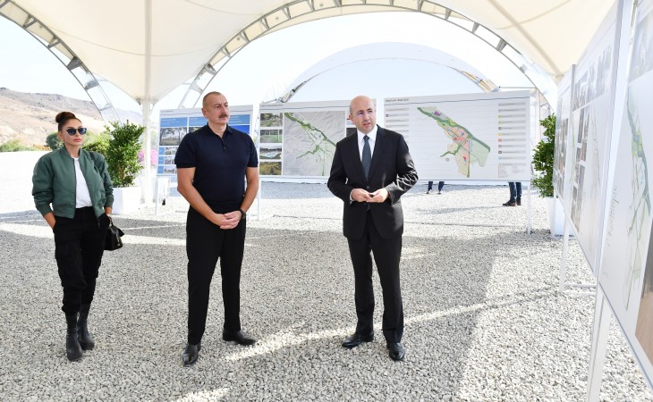 President Ilham Aliyev and First Lady Mehriban Aliyeva visited Jabrayil and Gubadli districts