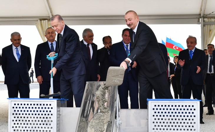 Foundation stone was laid for Gumlag railway station in Jabrayil district