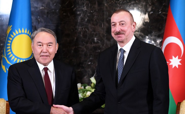 President Ilham Aliyev phoned first President of Kazakhstan Nursultan Nazarbayev