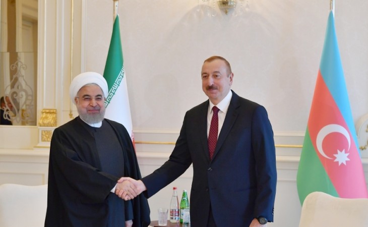 President Ilham Aliyev phoned Iranian President Hassan Rouhani