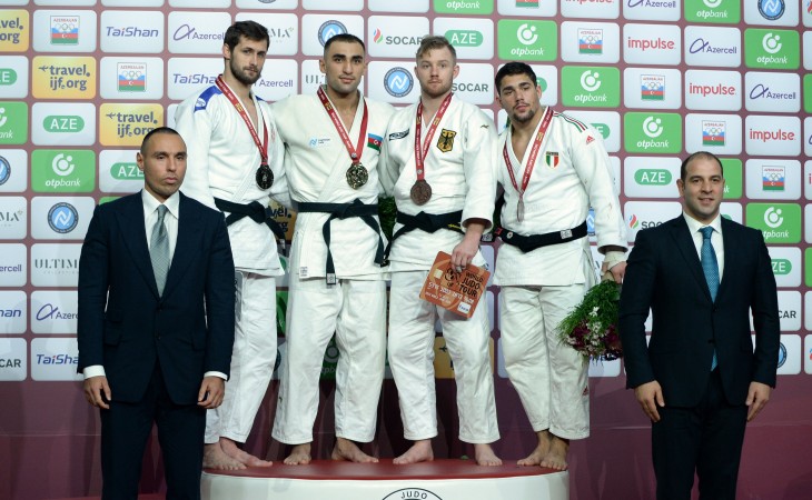 Azerbaijani judokas top medal table at Baku Grand Slam 2022