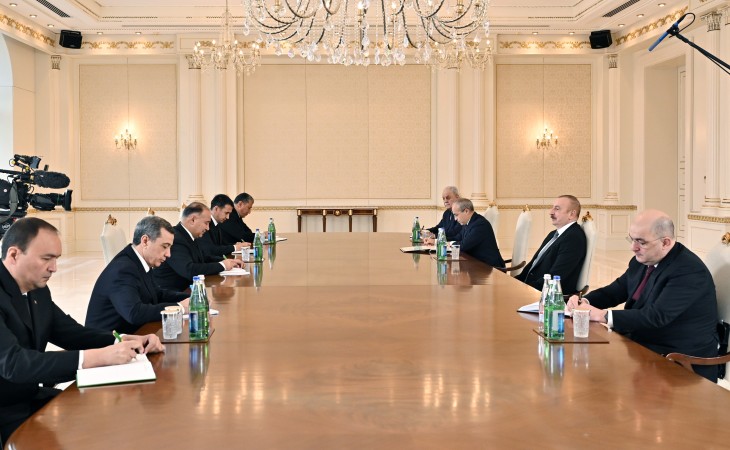 President Ilham Aliyev received delegation led by Deputy Prime Minister of Turkmenistan