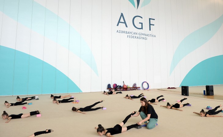 Şəki və Mingəçevir gimnastları ölkə birinciliyinə Bakıda hazırlaşırlar