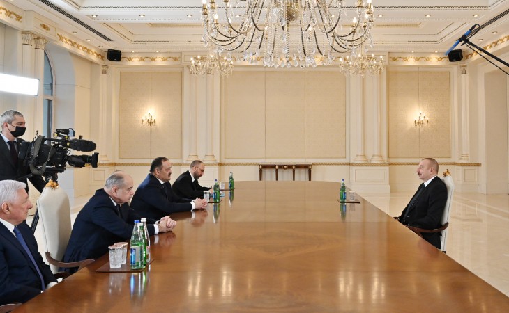 President Ilham Aliyev received head of the Republic of Dagestan of the Russian Federation