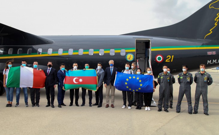 EU supported team of Italian doctors arrive in Azerbaijan
