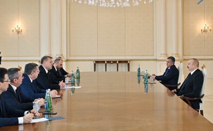 President Ilham Aliyev received governor of Russia's Astrakhan region