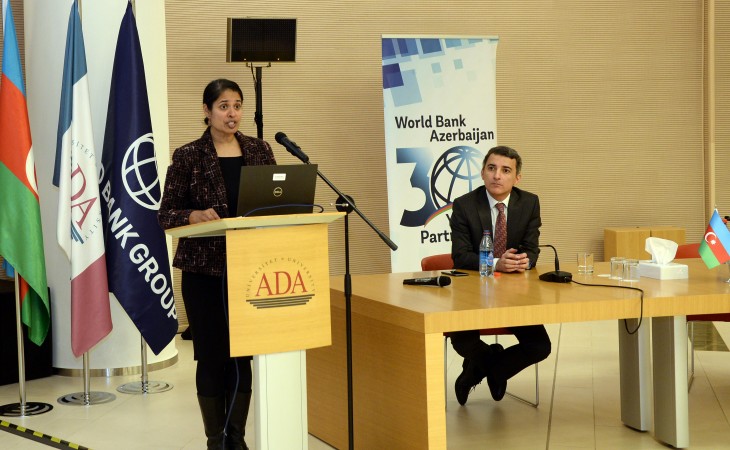 ADA Universitetində Dünya Bankının hesabatı təqdim olunub