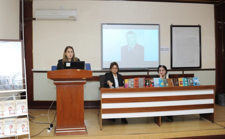 BDU-da professor Xalid Əlimirzəyevin 90 illik yubileyi qeyd olunub