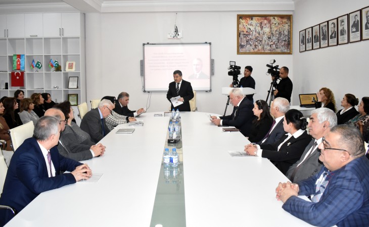 AMEA-da Ömər Faiq Nemanzadənin 150 illik yubileyi qeyd edilib