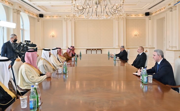 President Ilham Aliyev received delegation led by Minister of Investment of Kingdom of Saudi Arabia