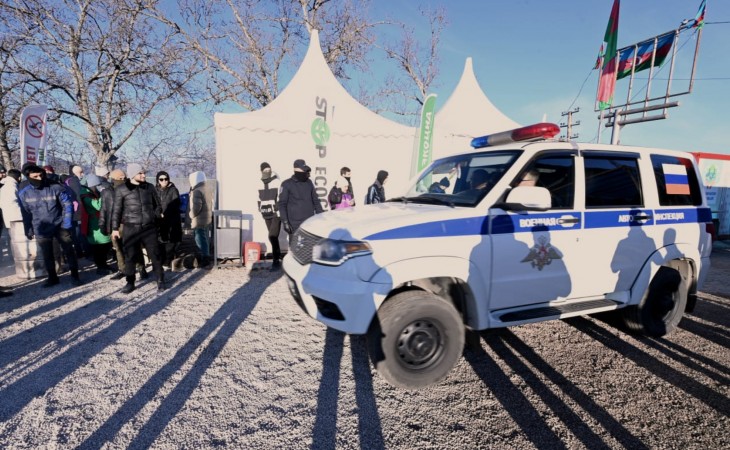 Sülhməramlıların növbəti minik avtomobili Laçın-Xankəndi yolundan maneəsiz keçib