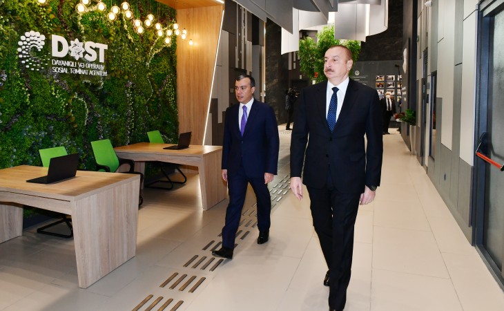 President Ilham Aliyev attended opening of DOST Center No5 in Baku