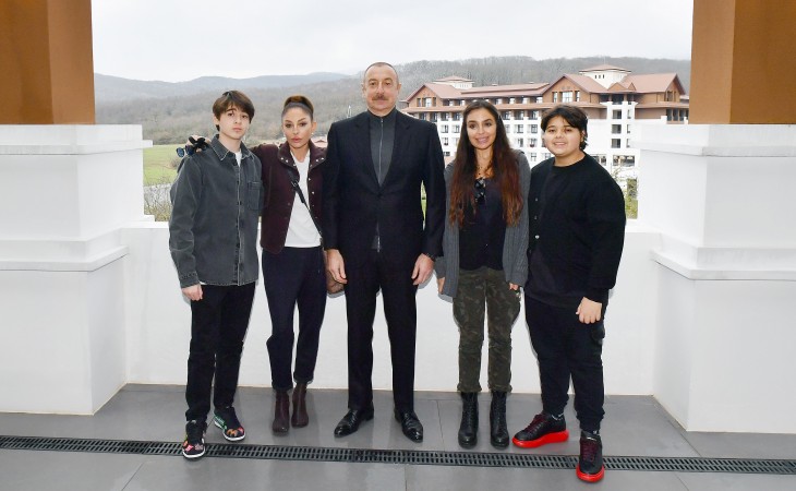 President Ilham Aliyev and First Lady Mehriban Aliyeva attended inauguration of Shabran Recreation Complex