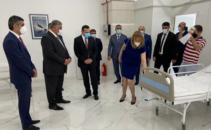 Abşeron Olimpiya İdman Kompleksi müvəqqəti xəstəxanaya çevrilib