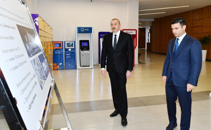 President Ilham Aliyev attended inauguration of “Baku SME house”