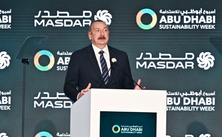 President Ilham Aliyev attended opening ceremony of Abu Dhabi Sustainability Week