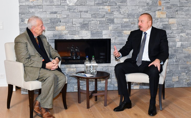 President Ilham Aliyev met with Chief Executive Officer of “Kromatix SA” in Davos
