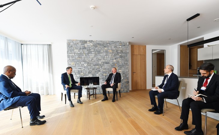 Expansion of Azerbaijan's energy projects discussed in Davos