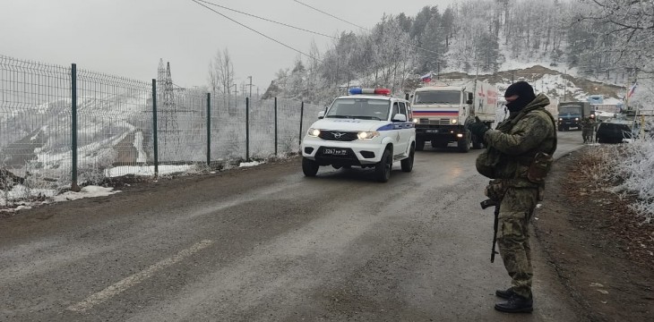 Обеспечен проезд конвоя автомобилей миротворцев через территорию проведения акции