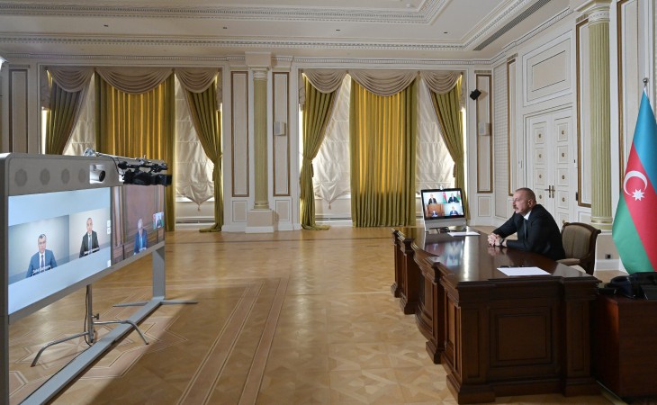 President Ilham Aliyev chaired meeting in a video format on measures taken to combat coronavirus and on socio-economic situation