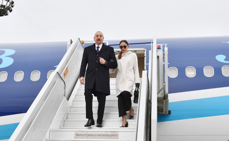 President of Azerbaijan Ilham Aliyev arrived in Hungary for official visit
