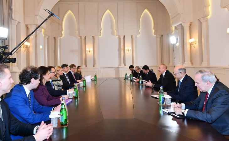 President Ilham Aliyev received delegation led by EU Commissioner