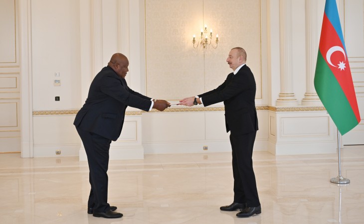 President Ilham Aliyev received credentials of incoming ambassador of Congo