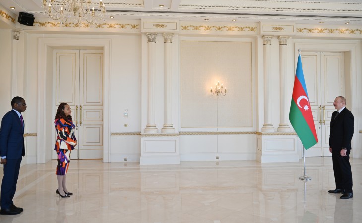 President Ilham Aliyev accepted credentials of incoming ambassador of Ghana
