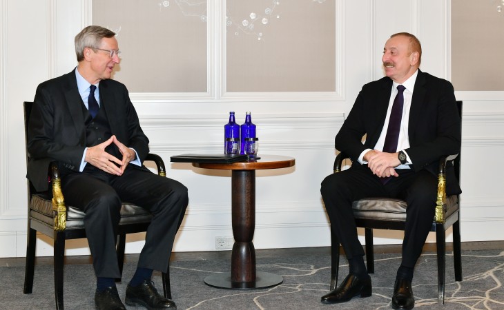 Azerbaijani President Ilham Aliyev`s visit to Germany President Ilham Aliyev met with CEO of German Eastern Business Association in Munich