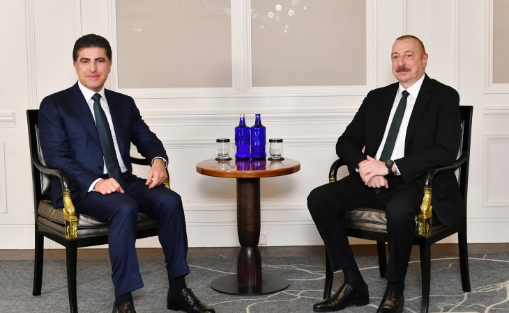 President Ilham Aliyev met with head of Iraqi Kurdistan Regional Government in Munich
