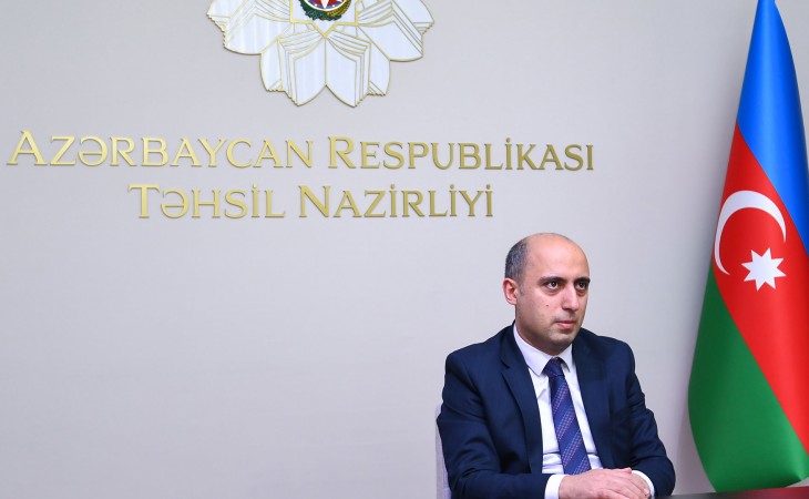 Təhsil naziri İctimai Şura üzvləri ilə videokonfrans keçirib