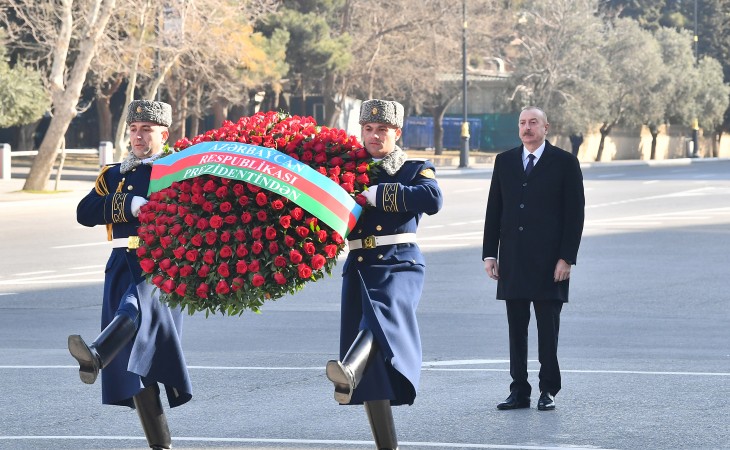 President Ilham Aliyev visited Khojaly genocide memorial