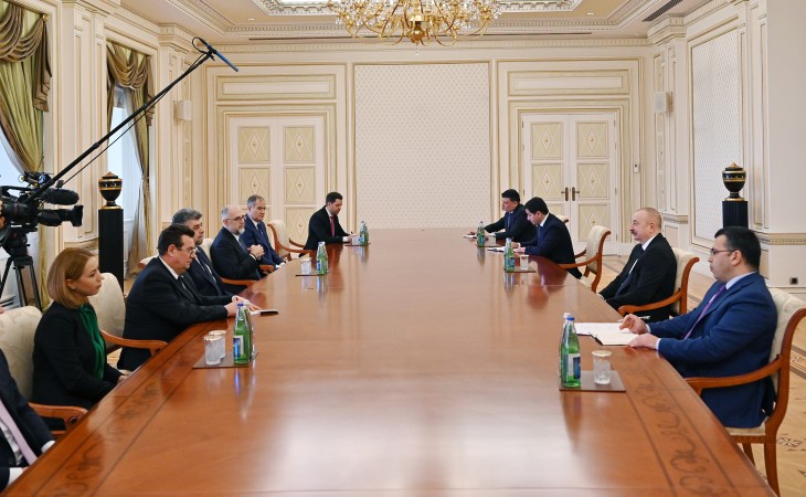 President Ilham Aliyev received delegation of Parliament of Romania