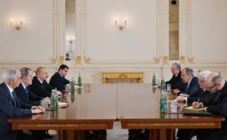 President Ilham Aliyev received Russian Foreign Minister Sergey Lavrov