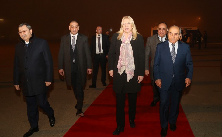 Chairwoman of Presidency of Bosnia and Herzegovina arrives in Azerbaijan