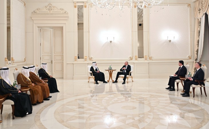 President Ilham Aliyev received member of Federal Supreme Council of United Arab Emirates