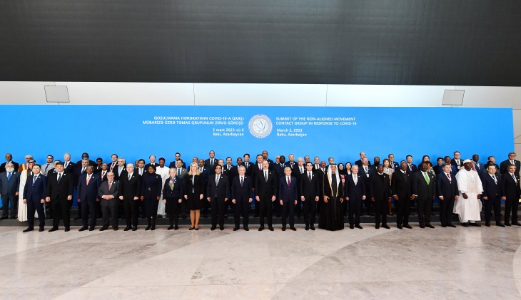 Baku hosted Summit-level Meeting of Non-Aligned Movement Contact Group in response to COVID-19 President of Azerbaijan Ilham Aliyev attended the Summit-level Meeting 