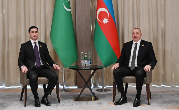 President Ilham Aliyev met with President of Turkmenistan Serdar Berdimuhamedov